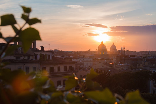 rom sunset