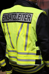 Einsatzleiter bei der Feuerwehr