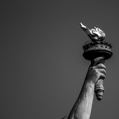 torche de la statue de la liberté