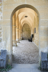 Fototapeta na wymiar orval abbey in the belgium ardennes