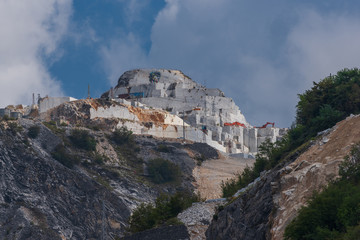 carrara quarry, work