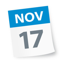 November 17 - Calendar Icon