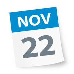 November 22 - Calendar Icon