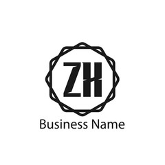 Initial Letter ZX Logo Template Design