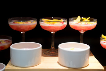 Thai dessert red sweet ruby framework