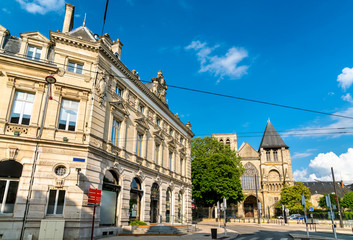 Buildings in the city centre of Le Mans, France