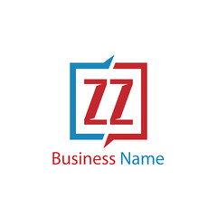 Initial Letter ZZ Logo Template Design