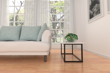 living room design interior 3d rendering
