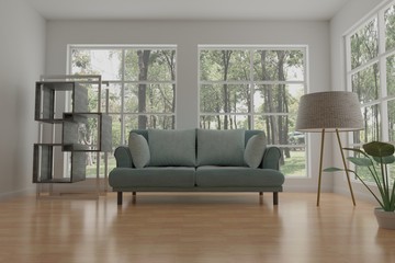 living room design interior 3d rendering
