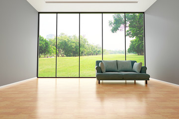 living room design interior 3d rendering
