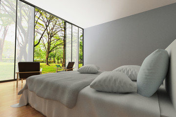 living room design interior 3d rendering
