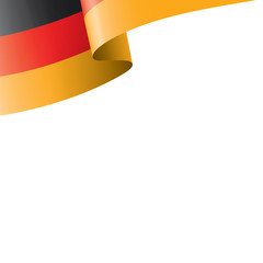 Germany flag, vector illustration on a white background