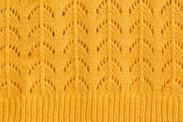 yellow knitting background