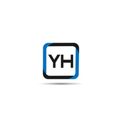 Initial Letter YH Logo Template Design