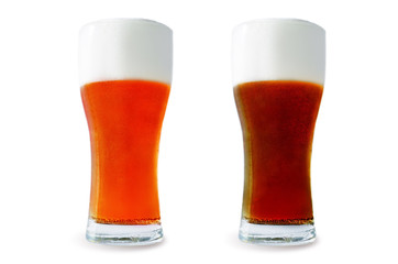 Beer list: red and dark beers
