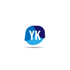 Initial Letter YK Logo Template Design