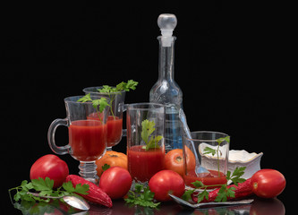 Tomato juice.