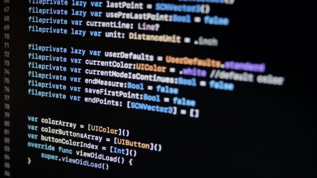 Swift Code iOS Mac OS X Modern Programming Language in Xcode Scrolling 3