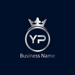 Initial Letter YP Logo Template Design