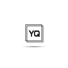 Initial Letter YQ Logo Template Design