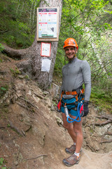 homme via ferrata