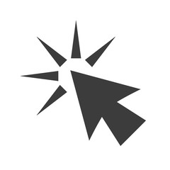 Click icon on white background.