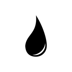 Fototapeta premium Water drop icon . Isolated on white background. Vector illustration