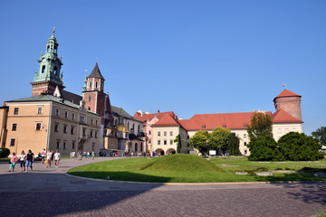 Fototapeta na wymiar Château du Wawel (XVème siècle)