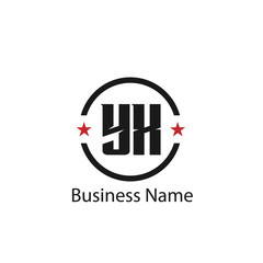 Initial Letter YX Logo Template Design