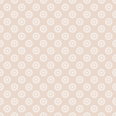 Geometric seamless pattern. Circles, stars