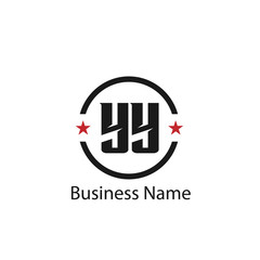 Initial Letter YY Logo Template Design