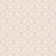 seamless geometric abstract pattern with floral motive