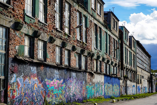 TALLINN, ESTONIA - JULY 23. 2019. Telliskivi is a former industrial complex and now the creative centre of Tallinn.