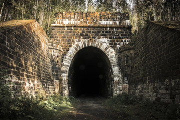 Fototapeta na wymiar Outside the tunnel