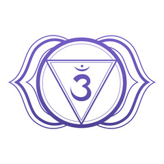 Ajna Chakra Vector Illustration