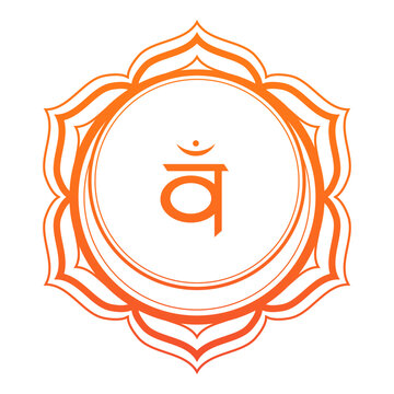 Sacral Chakra Vector Illustration