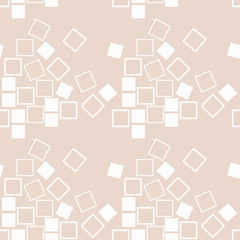 Geometric seamless pattern. Square