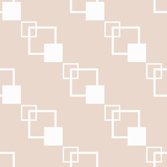 Geometric seamless pattern. Square