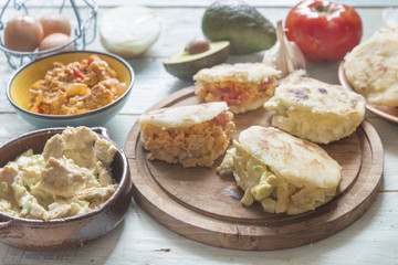 Arepas with  Reina Pepiada