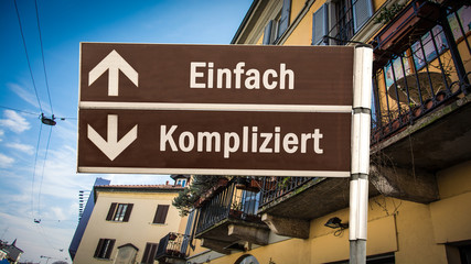 Schild 384 - Einfach