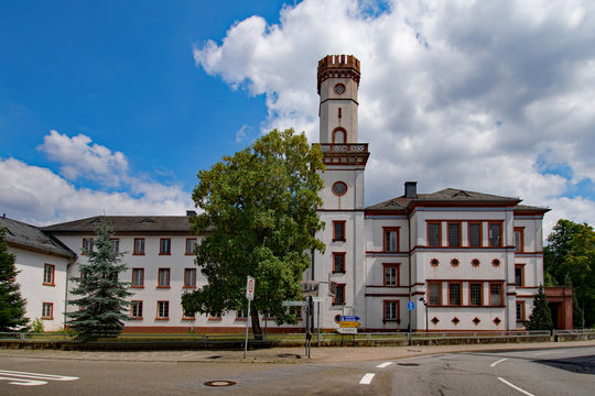 Schloss Rennhof, H&uuml;ttenfeld, Lampertheim, Hessen, Deutschland 