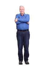 Naklejka premium Full body caucasian man