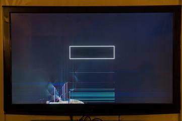 Broken LCD tv