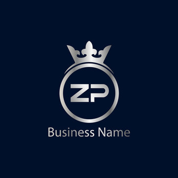 Initial Letter ZP Logo Template Design