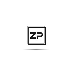 Initial Letter ZP Logo Template Design