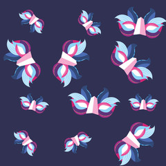 masks decoration carnival festival background