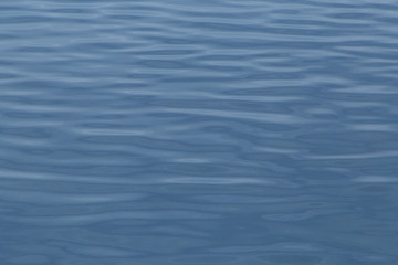 blue abstract natural background: water surface with small waves