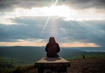 Lonely on a Mountain side