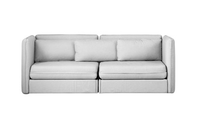 Comfortable sofa in living room