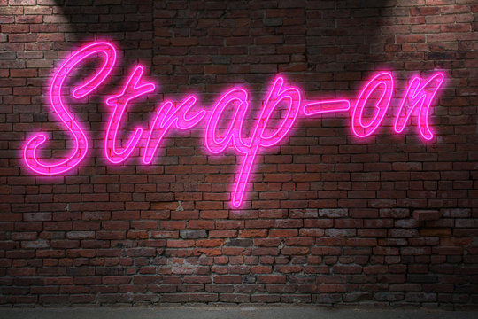 Strap-on Neon Lettering
